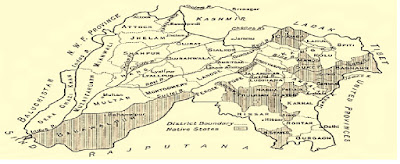 Punjab map before 1839