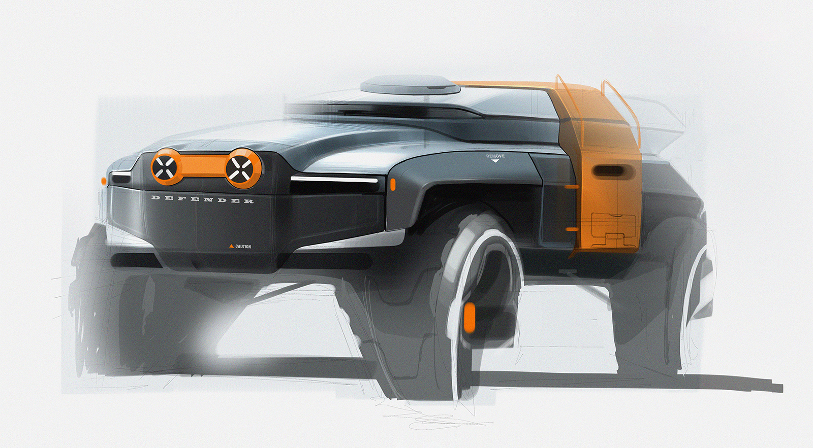Land Rover  2025  Defender Survior by Xiaodi Yang motivezine