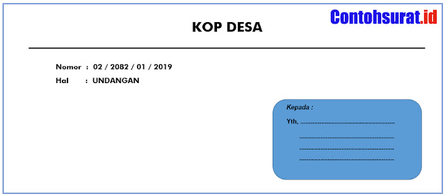 Contoh Format Penulisan Amplop Surat Undangan yang Baik