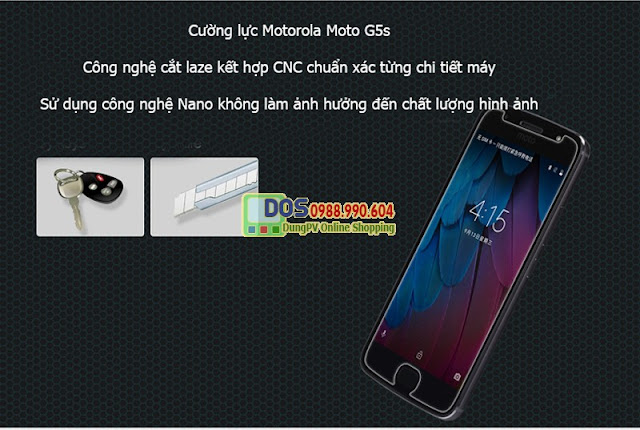 Miếng dán cường lực Motorola Moto G5S Plus