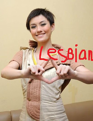 Whats up with lesbian tomboy hairstyles? Gaya rambut TKW. ;)