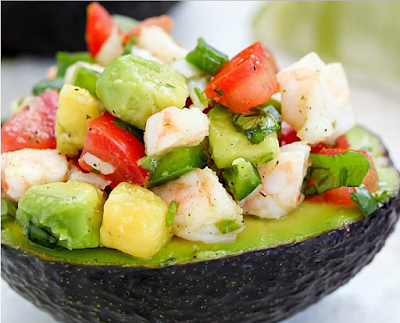 EASY AVOCADO SHRIMP CEVICHE RECIPE #veganfood