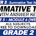  GRADE 2 3RD QUARTER SUMMATIVE TEST NO. 3 with Answer Key (Modules 5-6)