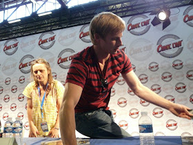 rencontre avec Bradley James Merlin Comic con 2011