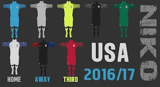 PES 2013 USA 2016-17 Kits