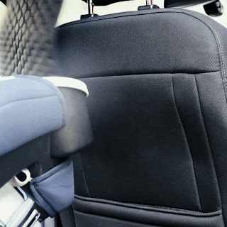 Car Seat Back Protector Black “Hexy” – Car Kick Mat