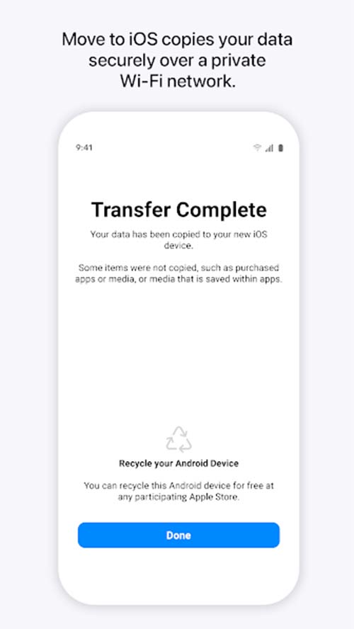 Move to iOS: App chuyển dữ liệu Android sang iOS đơn giản a2