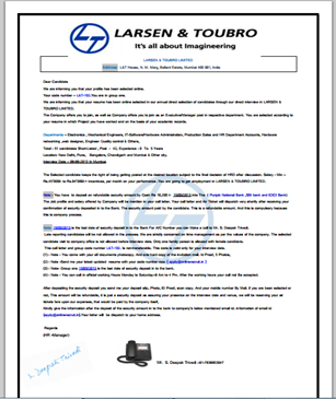 How to Identify the Fake Job Offering Emails Resembling ...