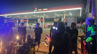 Dipimpin Kanit Patroli, Satlantas Polres Wajo Berkeliling Kota Sengkang Pantau Balap Liar Di Malam Ramadan