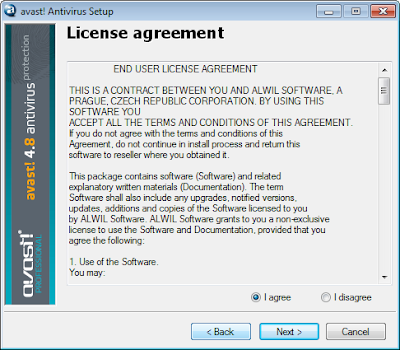 License for Avast Antivirus