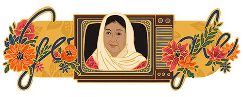 Wanita Berkerudung di Google Doodle Hari ini Ternyata Aminah Cendrakasih, Siapa Dia?