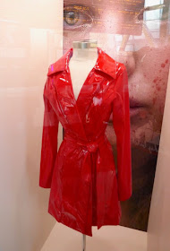 Odessa Young Assassination Nation Lily PVC trench