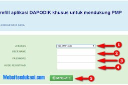 Prefill Dapodik untuk Install Aplikasi PMP 2018