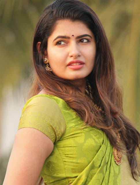 Ashima Narwal spicy image gallery in green saree