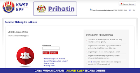 i lestari daftar online kwsp