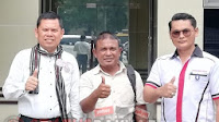 Ketua HBB Lamsiang Sitompul dan Pengacara HBB  Dampingi Pemeriksaan Penyelam Ke Polda Sumut