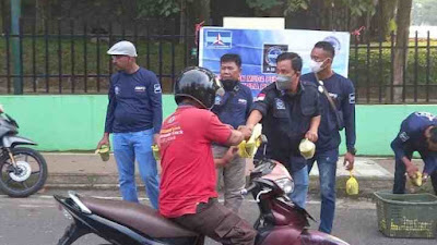DPC AMPD Kota Prabumulih Berbagi Jum'at Barokah