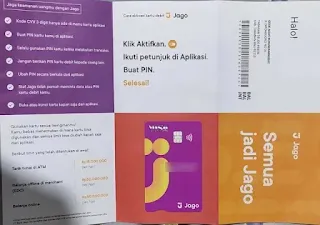 Aktivasi Kartu Debit Fisik Bank Jago