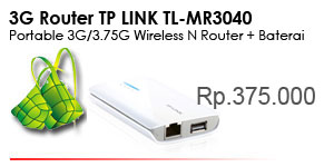 TL-MR3040 Modem 3G/3.75G Portabel Wireless N Router dengan Tenaga Baterai 
