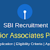 State Bank Of India (SBI) Junior Associates (Customer Support & Sales) Recruiment 2019