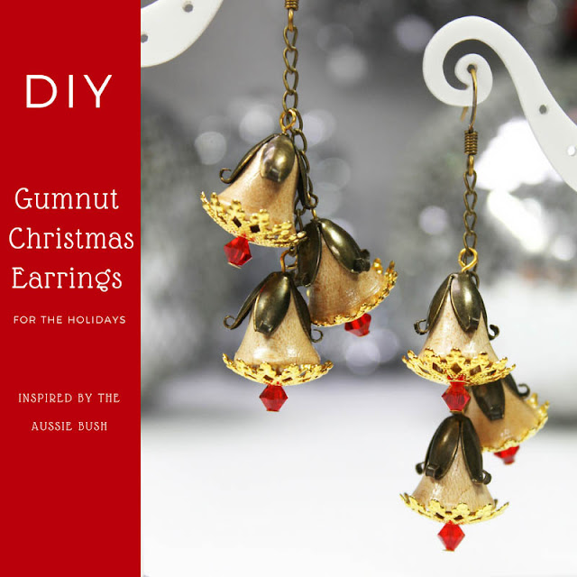Gumnut earrings inspiration sheet