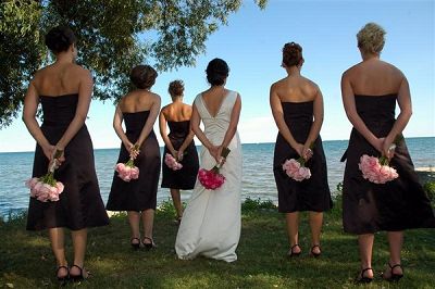 Black Bridal Party Dress