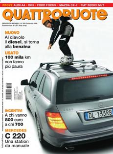 Quattroruote 628 - Febbraio 2008 | ISSN 0035-5917 | TRUE PDF | Mensile | Motori | Prove su Strada | Automobili | Listino Prezzi
Quattroruote è una rivista mensile italiana di automobilismo, fondata dall'imprenditore marchigiano Gianni Mazzocchi nel febbraio 1956, con l'obiettivo di creare una rivista per il «guidatore medio», ben presto divenuta la più venduta in Italia nel suo genere. Negli anni ha esteso la sua diffusione, stringendo accordi con diverse testate internazionali, in nazioni quali Russia, Cina, Romania e nel 2007 in Inghilterra, inaugurando una partnership con Top Gear.