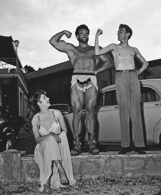 Fotografías del rodaje de Hércules - 1958