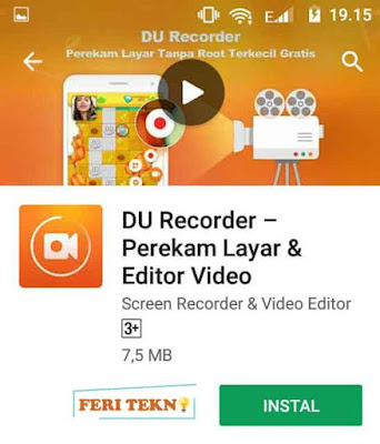  Pernahkah kau melihat di youtube atau video lainnya yang merekam layar hp Android dalam  Aplikasi Perekam Layar Android