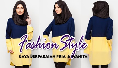 Model Blouse untuk atasan wanita muslim