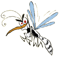 Resultado de imagem para desenho mosquito da dengue