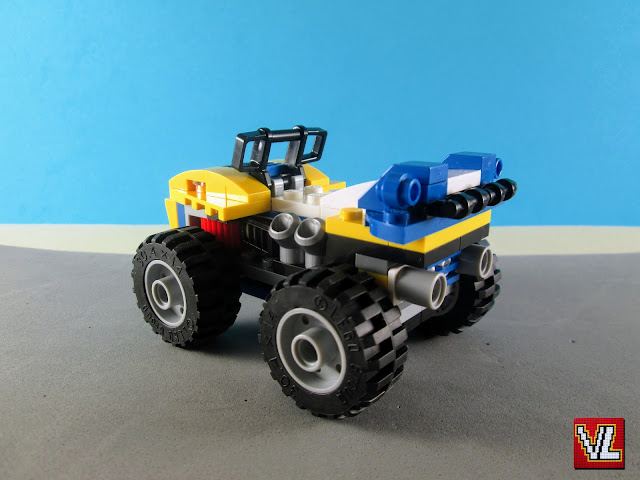Set LEGO Creator 3in1 31087 Dune Buggy - modelo 3 moto quatro