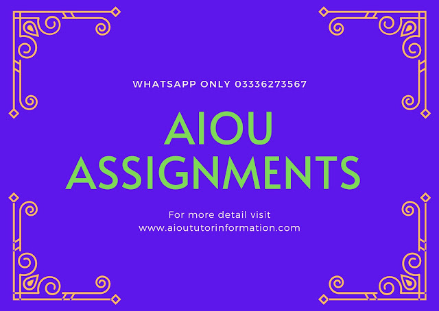 AIOU-Solved-Assignment-FA-Code-357-Autumn-2022