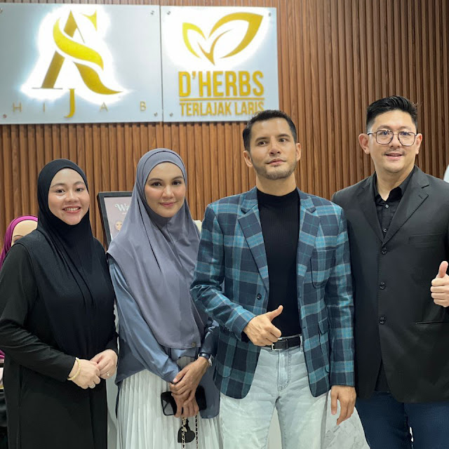 Dato' Sri Aliff Syukri Rasmikan Butik AS Hijab Pertama Di Giant Kota Damansara