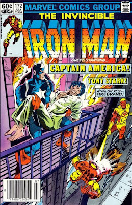 Iron Man #172, Firebrand and Captain America