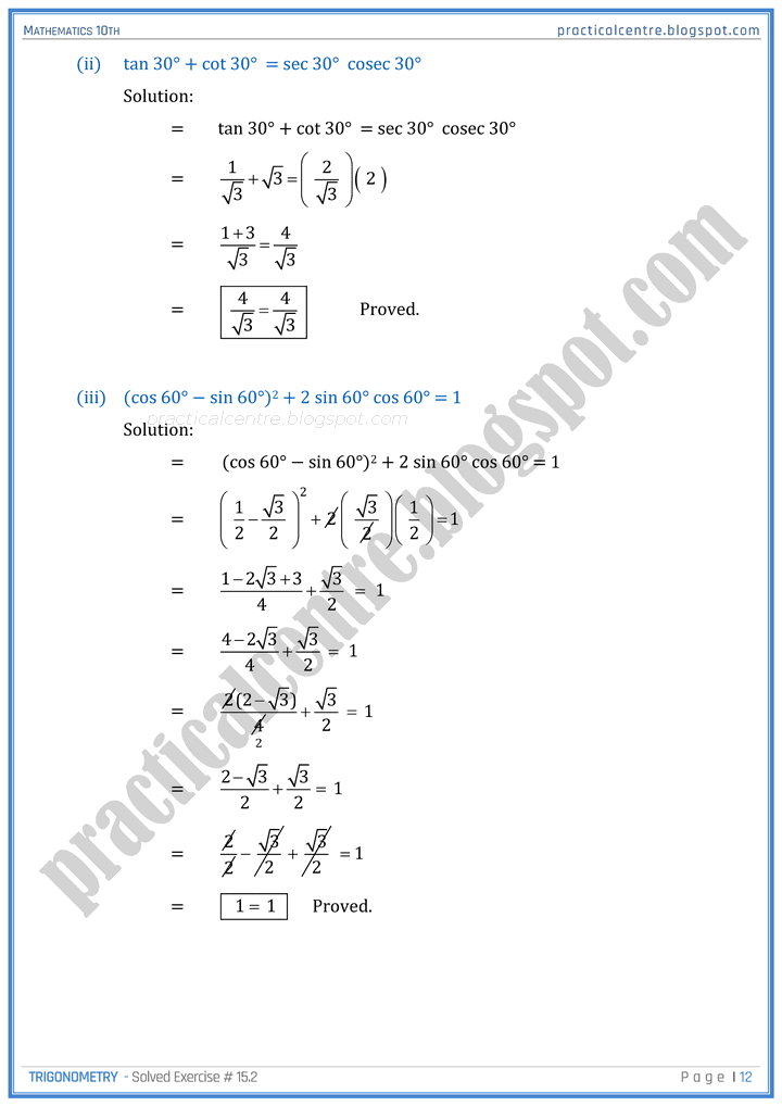 trigonometry-exercise-8-2-mathematics-10th