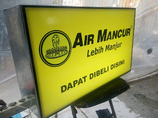 Neon box jamu Air Mancur Serang Banten