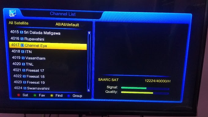 Freesat SriLanka DTH started Test Transmission