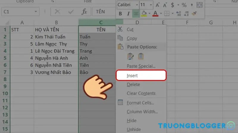 Cách sắp xếp tên theo thứ tự ABC trong Excel đơn giản