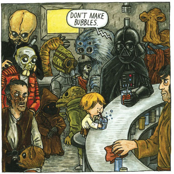 funny pictures, funny, darth vader and son, what would it look like if darth vader was actually a good father, star wars, movies