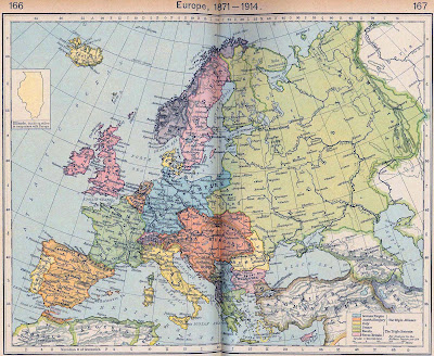 blank map of europe in 1914. the pre-WWI map of Europe.