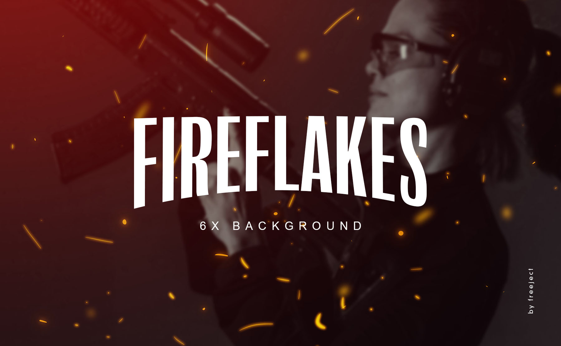 Free Fire flakes Overlay Background