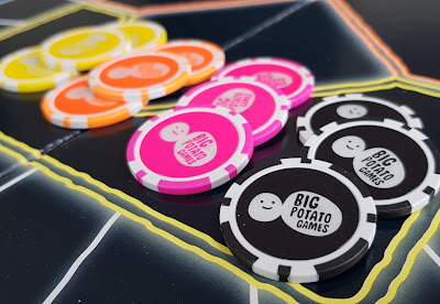 Big Potato Games Which Came First betting chips in 4 different colours