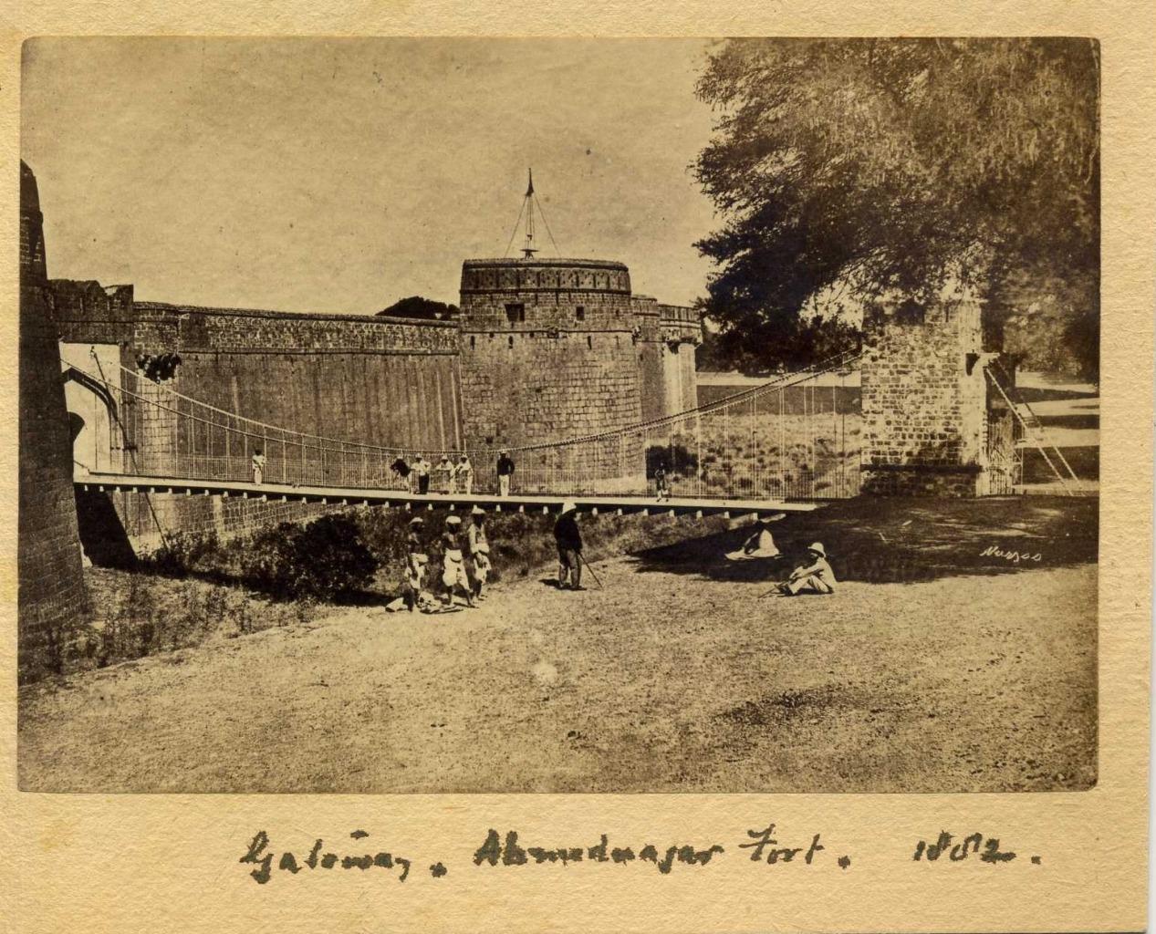 Gateway of Ahmedabad Fort, India - 1882