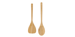 Kitchenaid Bamboo 2-Piece Spoon and Short Turner