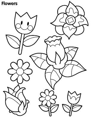 spring coloring sheets