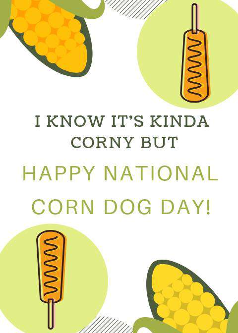 National Corn Dog Day Wishes Lovely Pics