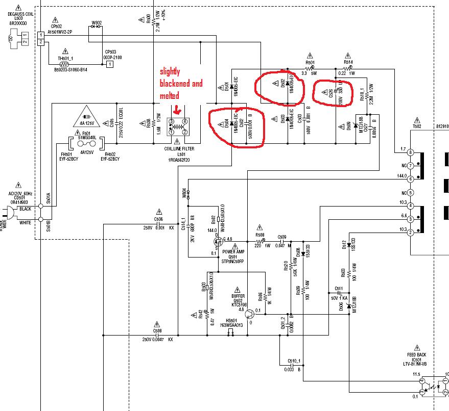 ... TV Diagram together with Samsung TV Power Supply Schematic Diagrams as