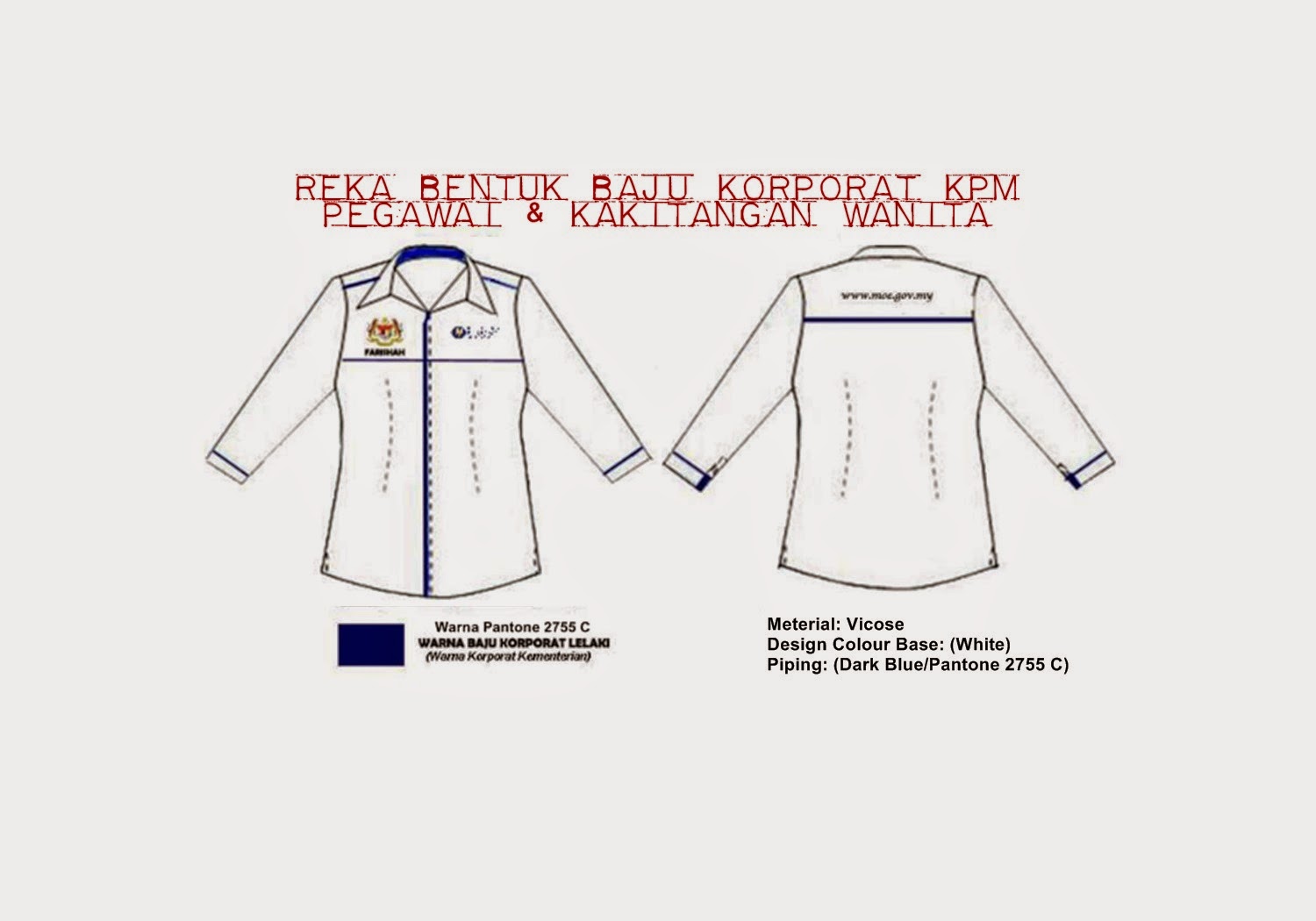 Garis Panduan Pemakaian Baju Korporat KPM.BKP.300-1/12(13 