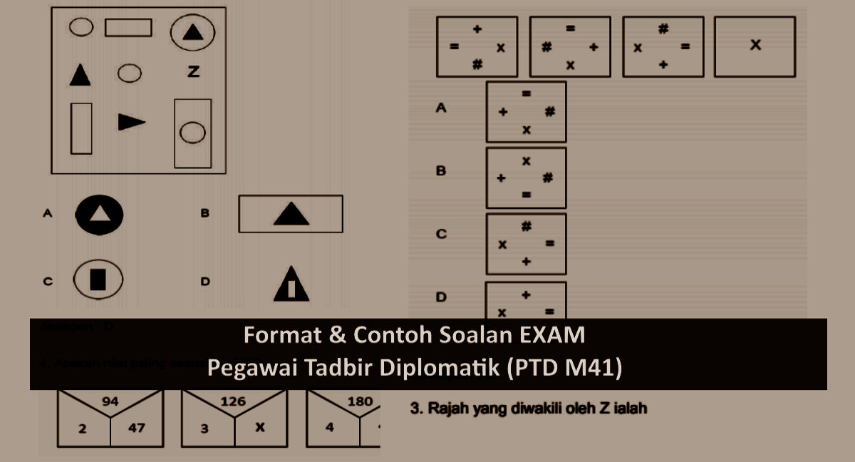 Format & Contoh Soalan Exam Online PTD M41 - Pegawai 